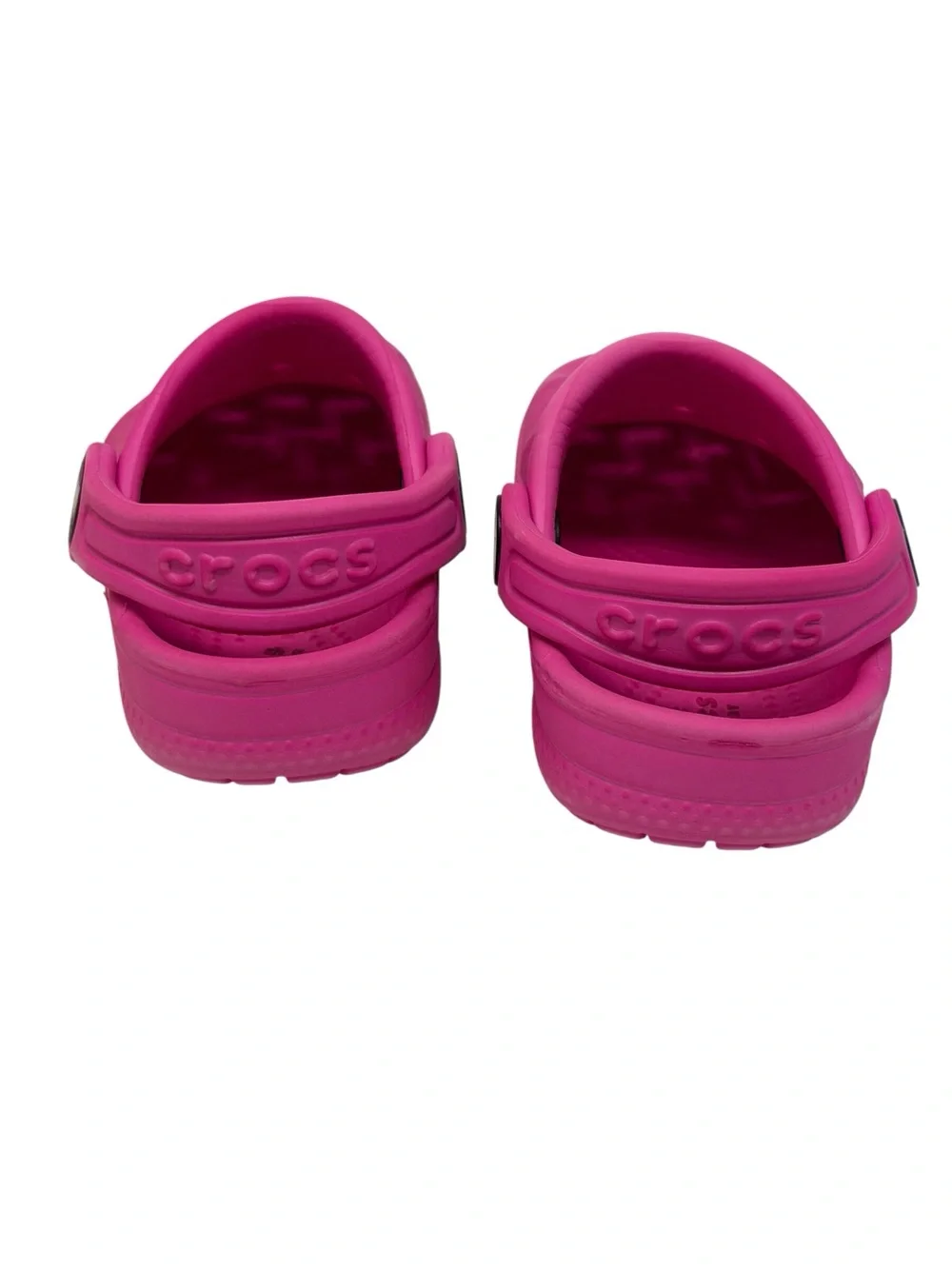 Crocs classic slip on clog/ sandals child/toddler size 4 in hot pink